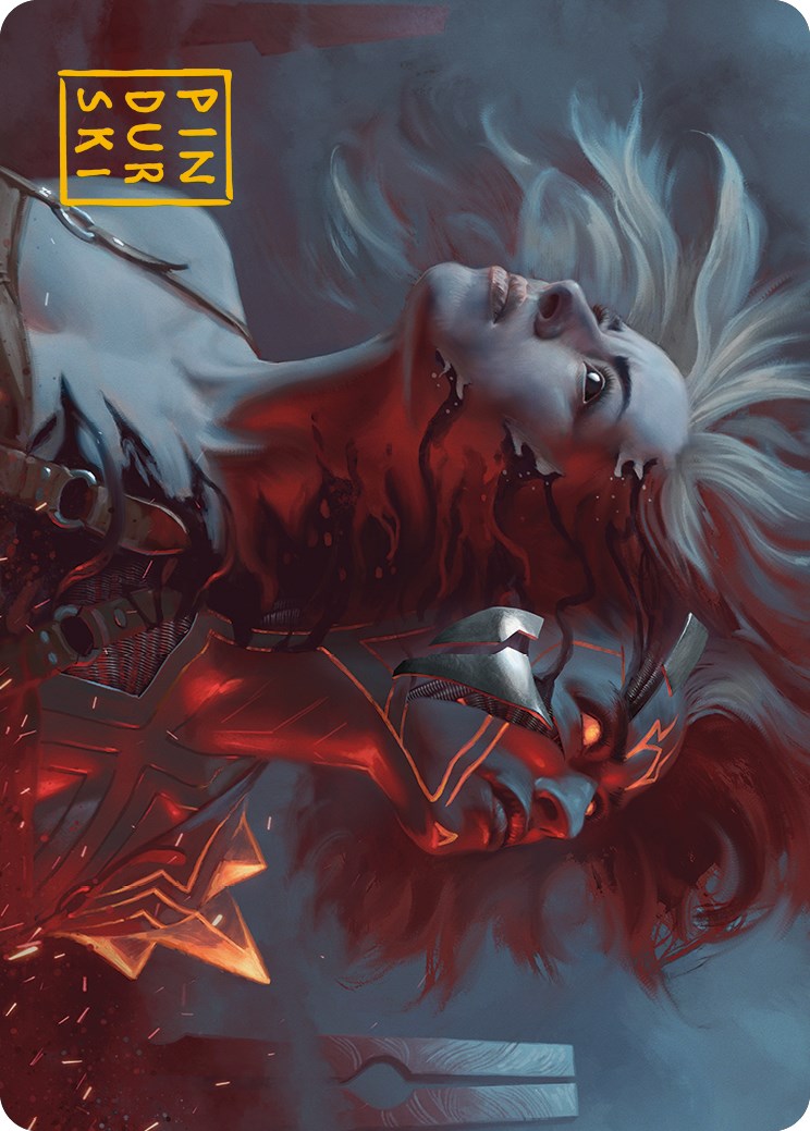 Thrill of Possibility Art Card (Gold-Stamped Signature) [Phyrexia: All Will Be One Art Series] | Jack's On Queen