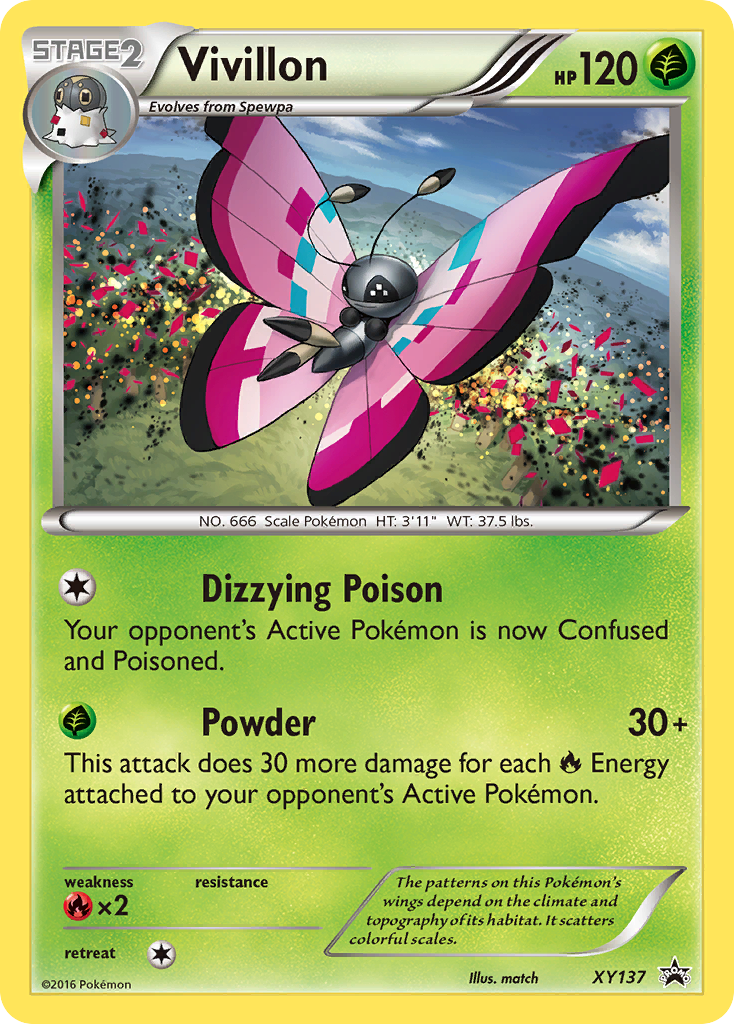 Vivillon (XY137) [XY: Black Star Promos] | Jack's On Queen