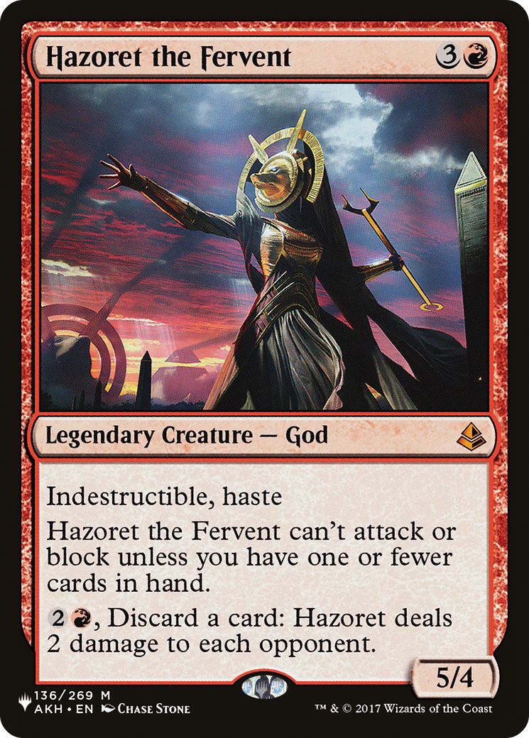 Hazoret the Fervent [The List] | Jack's On Queen