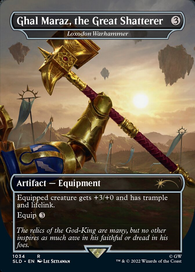 Ghal Maraz, the Great Shatterer - Loxodon Warhammer (Borderless) [Secret Lair Drop Series] | Jack's On Queen