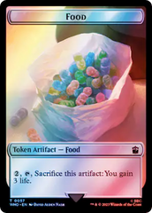 Human (0037) // Food (0057) Double-Sided Token (Surge Foil) [Doctor Who Tokens] | Jack's On Queen
