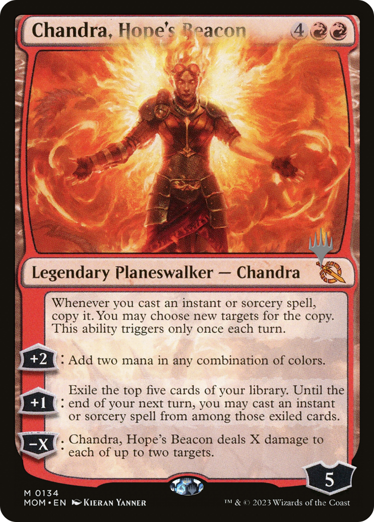 Chandra, Hope's Beacon (Promo Pack) [March of the Machine Promos] | Jack's On Queen