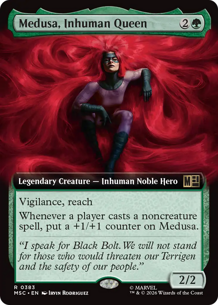 Medusa, Inhuman Queen (Extended Art) [Marvel Super Heroes Commander] | Jack's On Queen