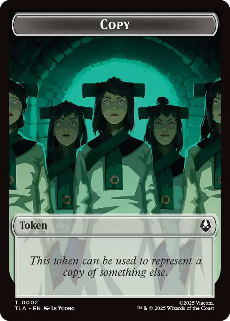 Copy (0002) // Soldier (0011) Double-Sided Token [Avatar: The Last Airbender Tokens] | Jack's On Queen