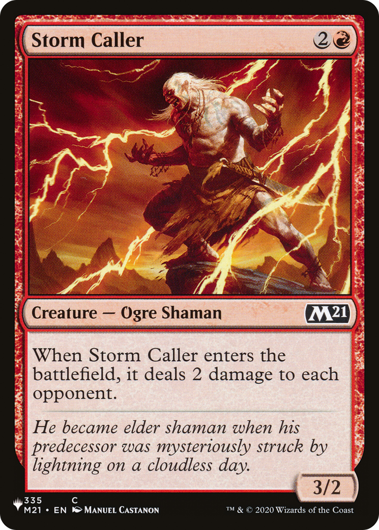 Storm Caller [The List Reprints] | Jack's On Queen