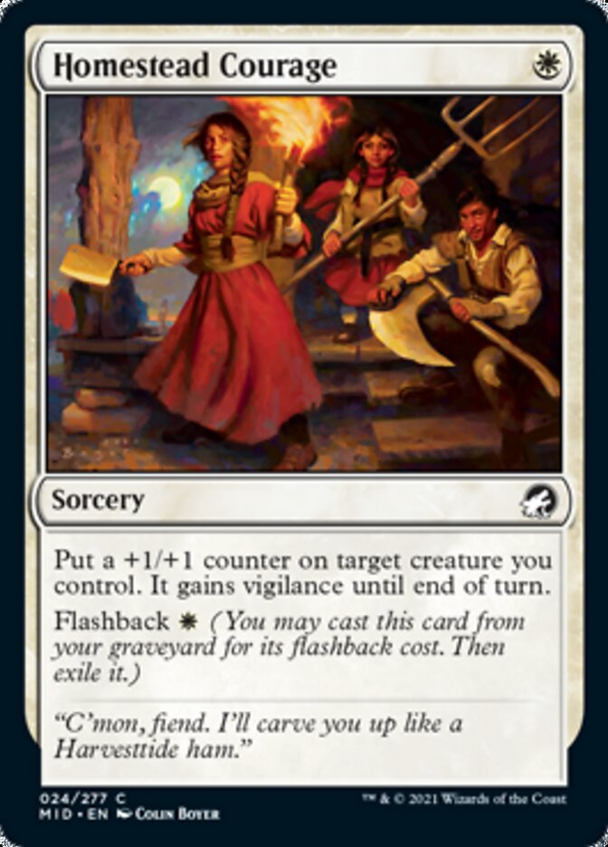 Homestead Courage [Innistrad: Midnight Hunt] | Jack's On Queen