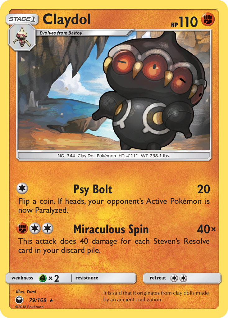 Claydol (79/168) [Sun & Moon: Celestial Storm] | Jack's On Queen