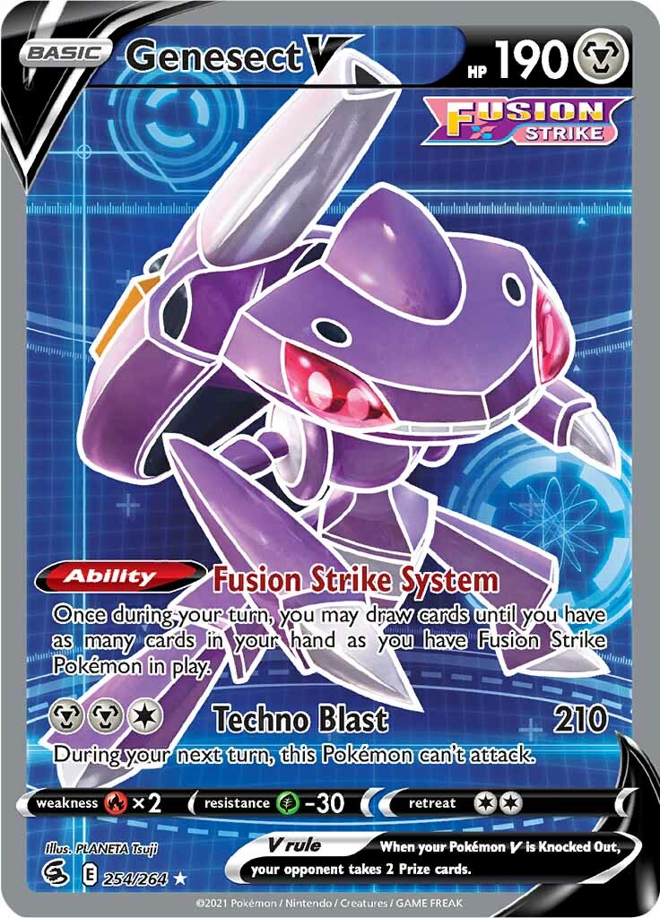 Genesect V (254/264) [Sword & Shield: Fusion Strike] | Jack's On Queen