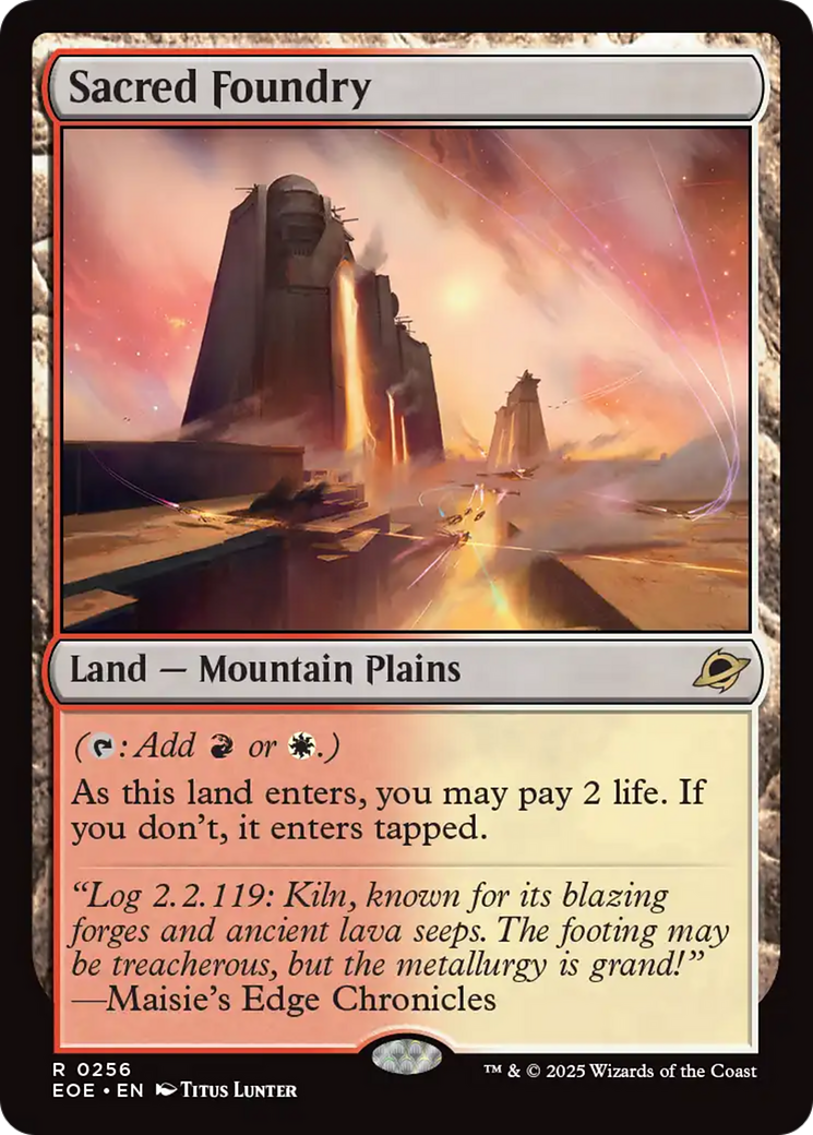 Sacred Foundry [Edge of Eternities] | Jack's On Queen