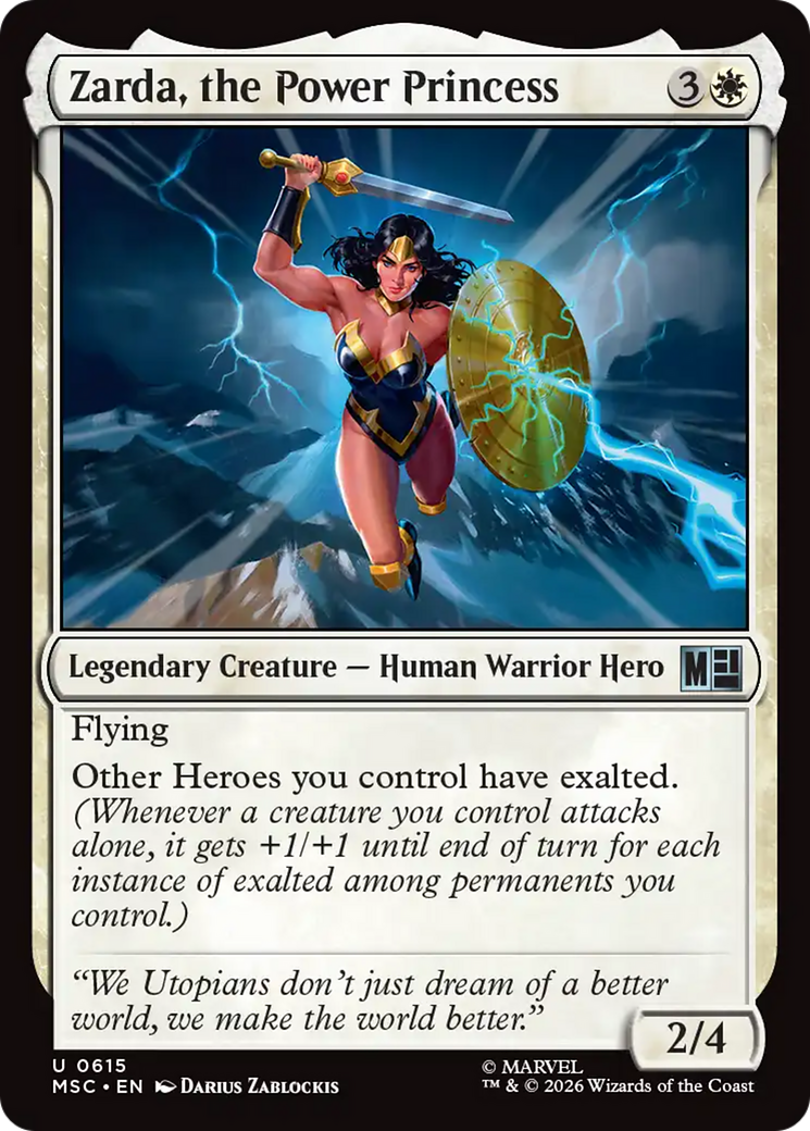 Zarda, the Power Princess [Marvel Super Heroes Commander] | Jack's On Queen