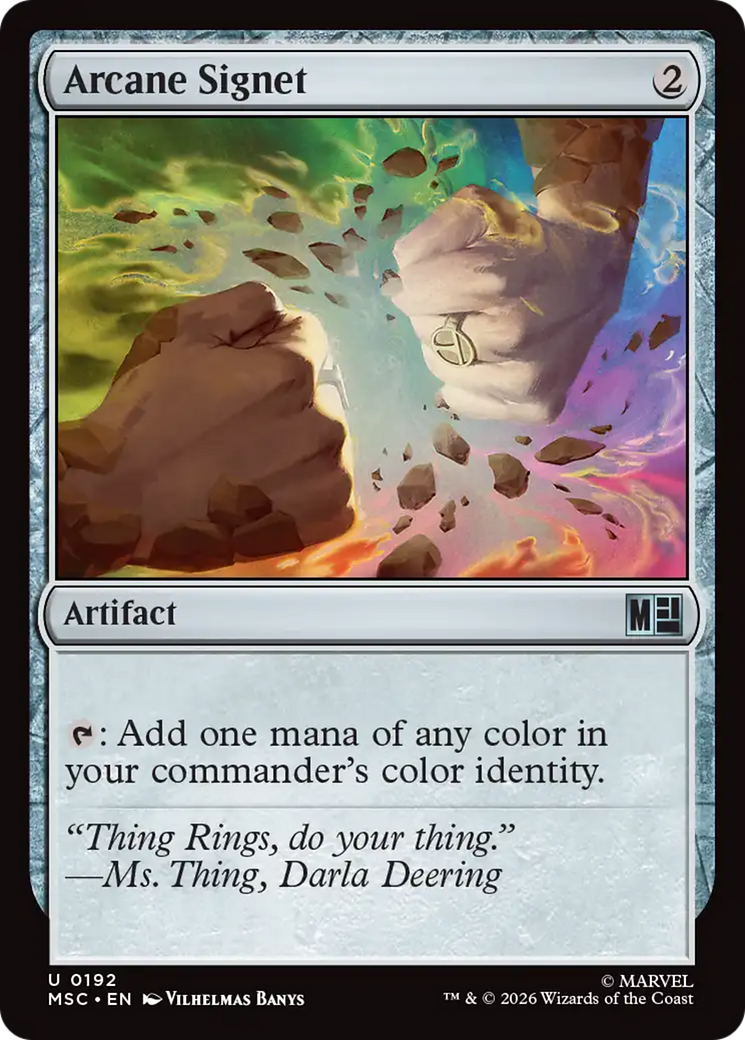 Arcane Signet (0192) [Marvel Super Heroes Commander] | Jack's On Queen