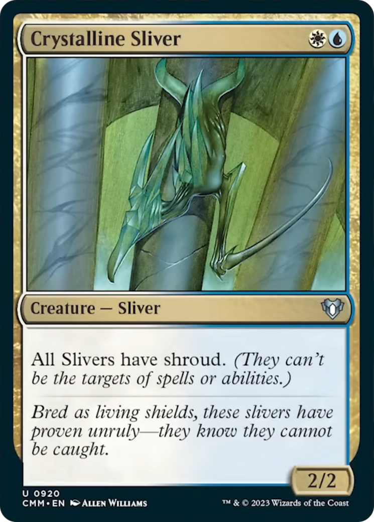 Crystalline Sliver [Commander Masters] | Jack's On Queen