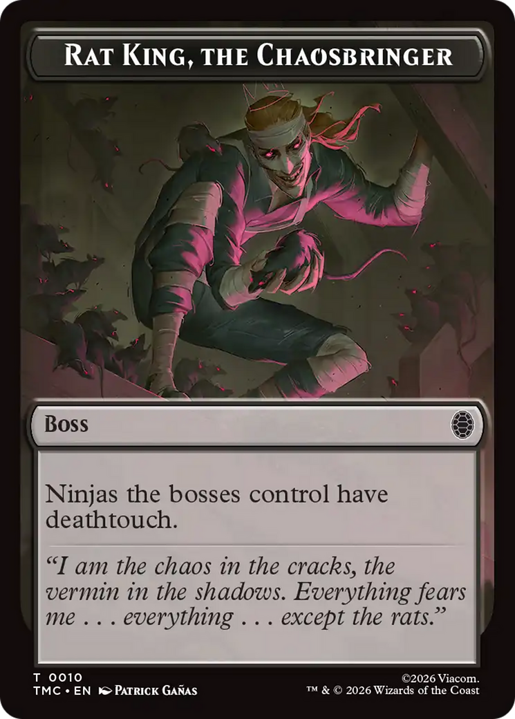Rat King, The Chaosbringer [Teenage Mutant Ninja Turtles Commander Tokens] | Jack's On Queen