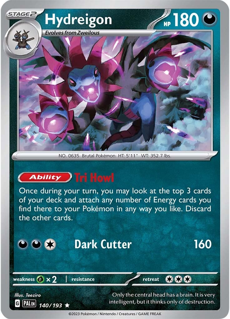 Hydreigon (140/193) [Scarlet & Violet: Paldea Evolved] | Jack's On Queen