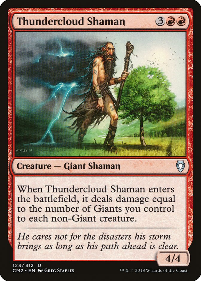 Thundercloud Shaman [Commander Anthology Volume II] | Jack's On Queen