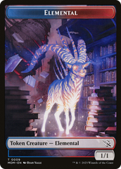 Elemental (09) // Spirit (13) Double-Sided Token [March of the Machine Tokens] | Jack's On Queen