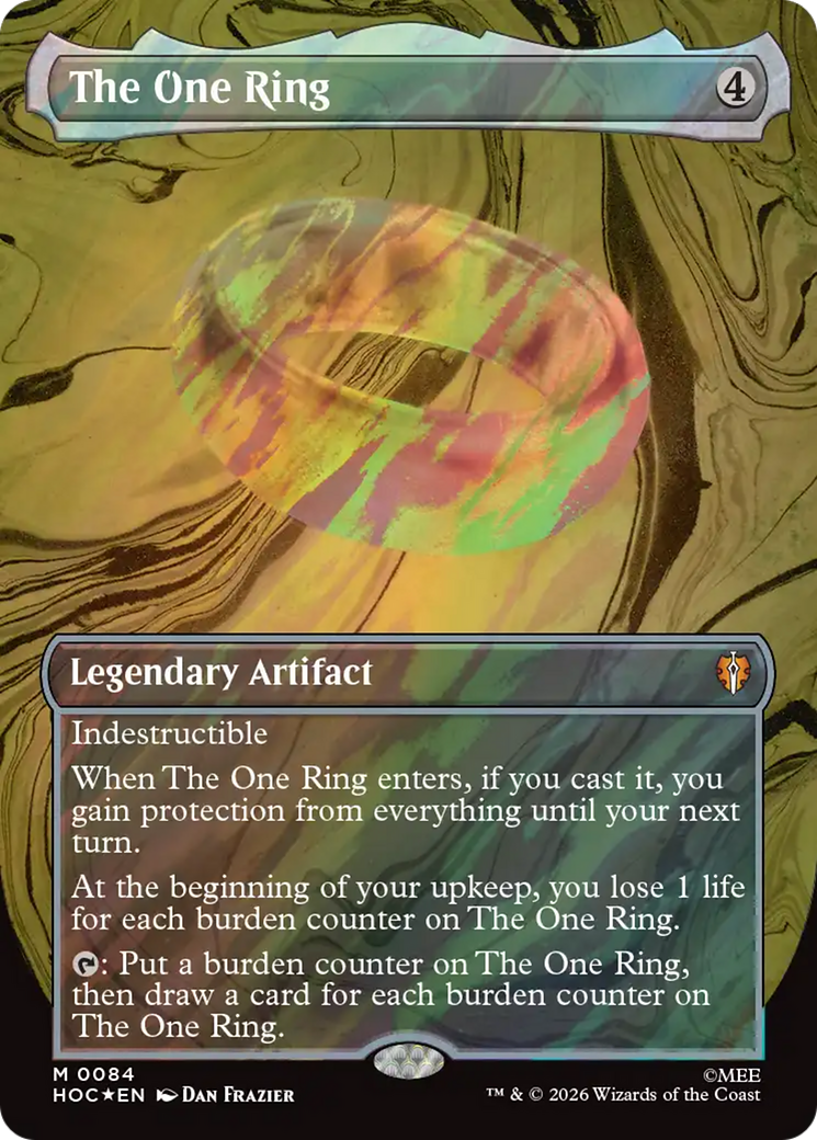 The One Ring (Borderless) (Surge Foil) [The Hobbit] | Jack's On Queen