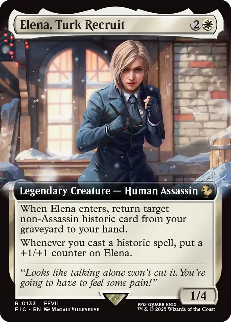 Elena, Turk Recruit (Extended Art) [FINAL FANTASY Commander] | Jack's On Queen