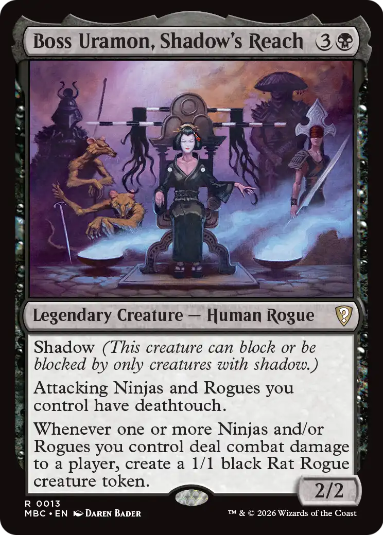 Boss Uramon, Shadow's Reach [Mystery Booster: Commander Edition] | Jack's On Queen