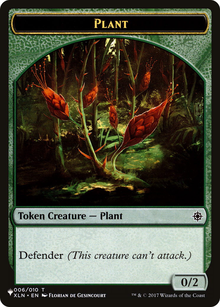 Food // Plant Double-Sided Token [The List] | Jack's On Queen