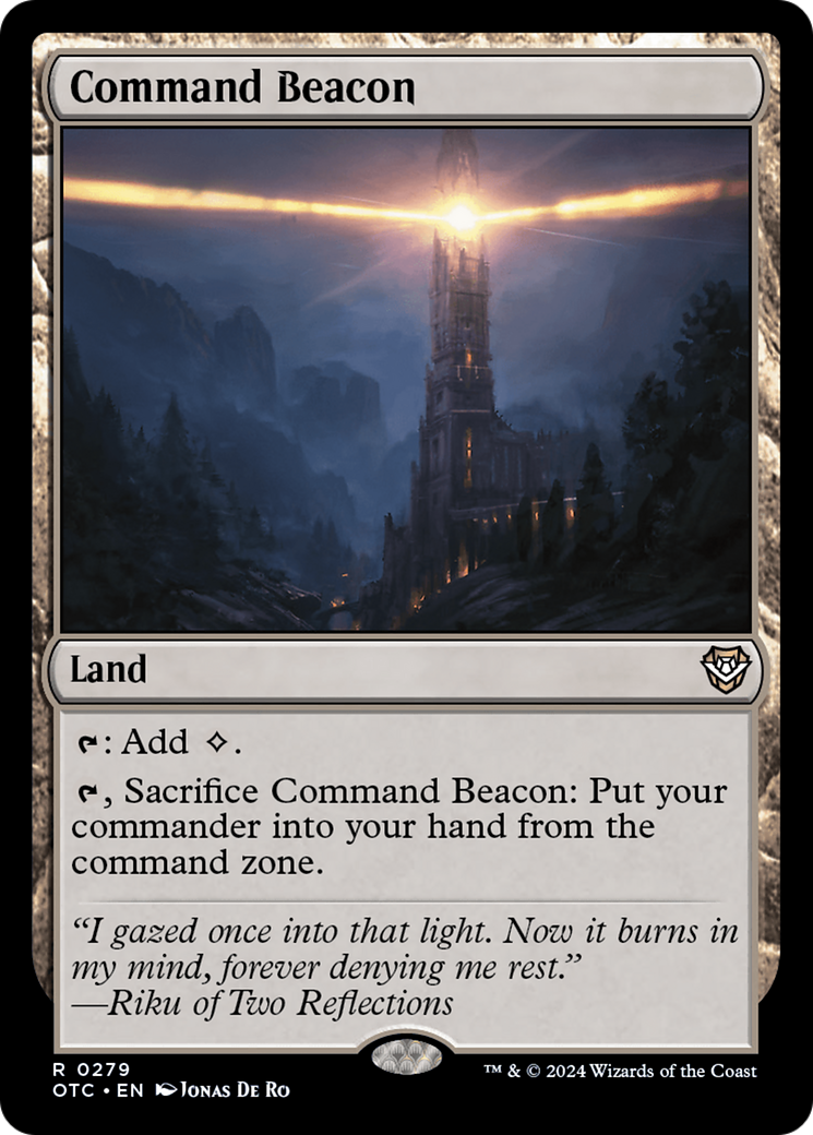 Command Beacon [Outlaws of Thunder Junction Commander] | Jack's On Queen