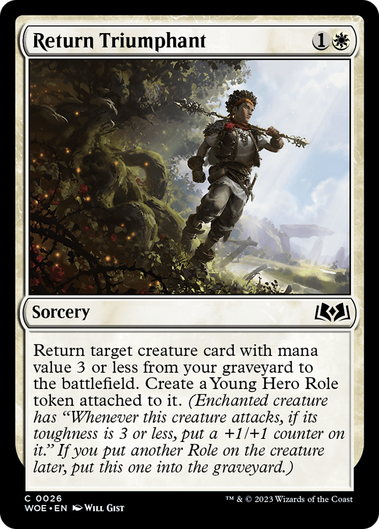 Return Triumphant [Wilds of Eldraine] | Jack's On Queen