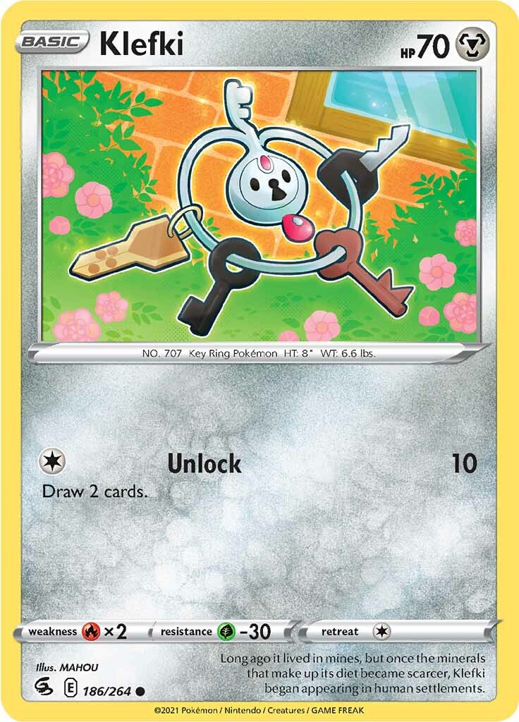 Klefki (186/264) [Sword & Shield: Fusion Strike] | Jack's On Queen