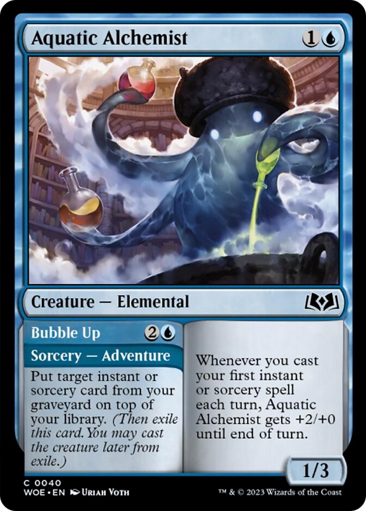 Aquatic Alchemist // Bubble Up [Wilds of Eldraine] | Jack's On Queen