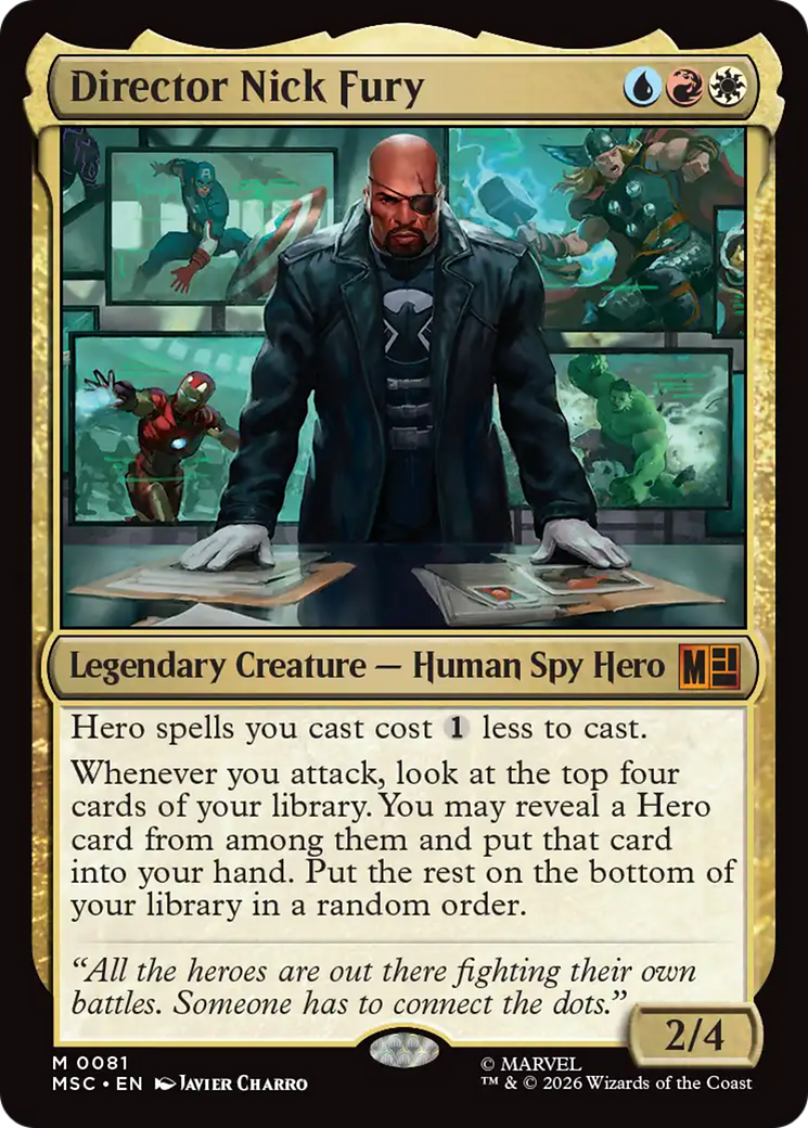 Director Nick Fury [Marvel Super Heroes Commander] | Jack's On Queen