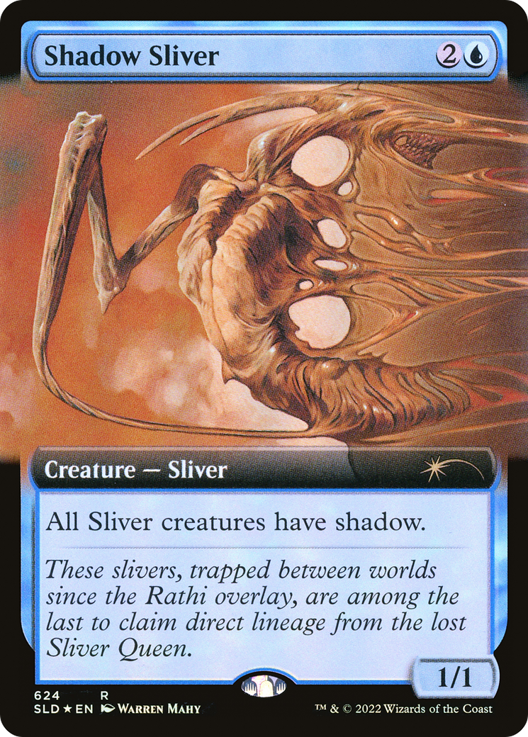 Shadow Sliver (Extended Art) [Secret Lair Drop Promos] | Jack's On Queen