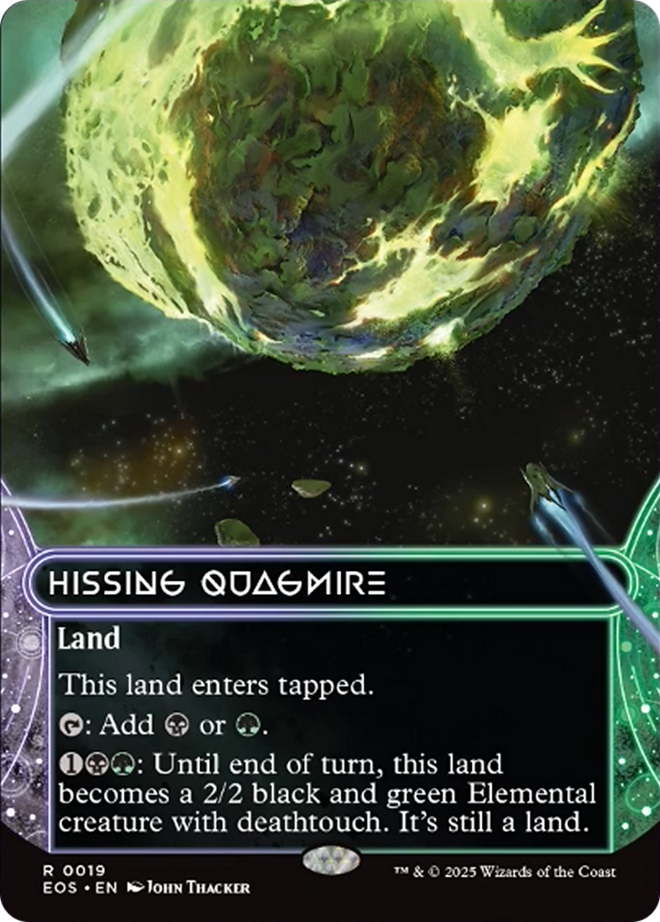 Hissing Quagmire (0019) (Borderless) [Edge of Eternities: Stellar Sights] | Jack's On Queen