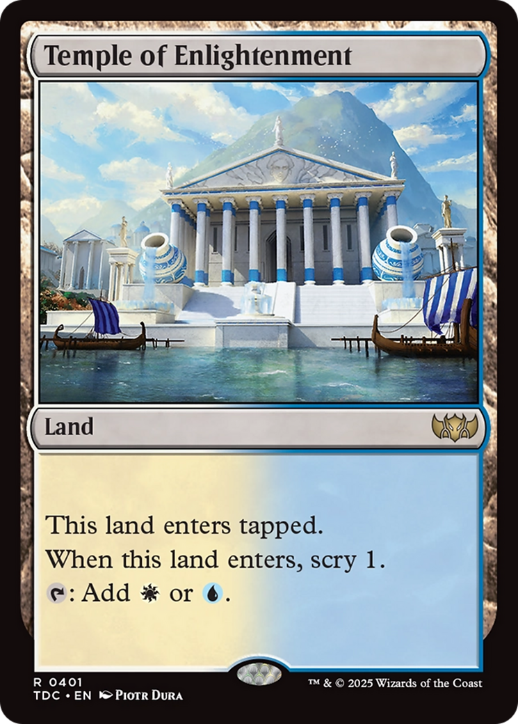 Temple of Enlightenment [Tarkir: Dragonstorm Commander] | Jack's On Queen