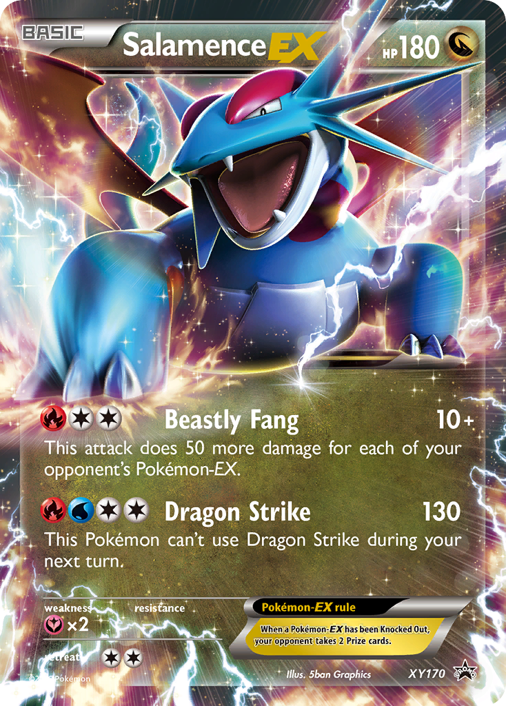 Salamence EX (XY170) [XY: Black Star Promos] | Jack's On Queen