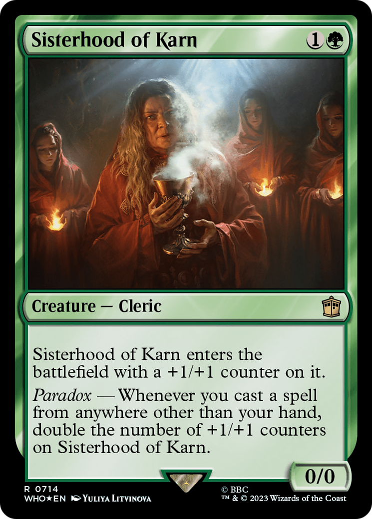 Sisterhood of Karn (Surge Foil) [Doctor Who] | Jack's On Queen