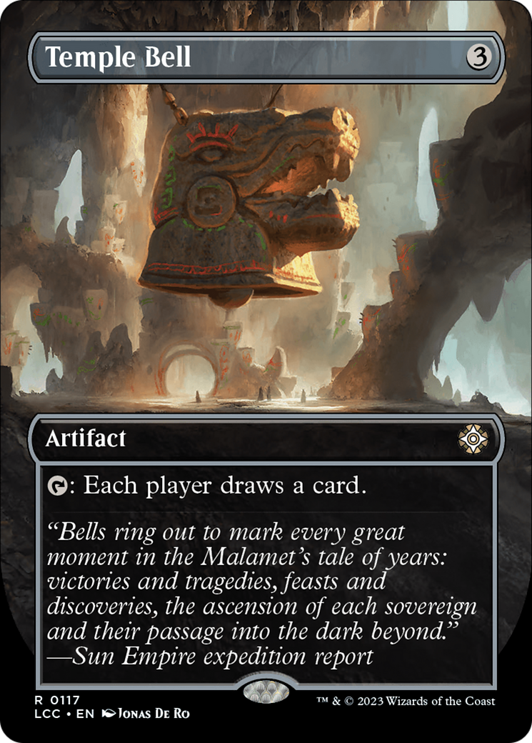 Temple Bell (Borderless) [The Lost Caverns of Ixalan Commander] | Jack's On Queen
