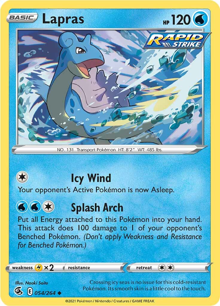 Lapras (054/264) [Sword & Shield: Fusion Strike] | Jack's On Queen