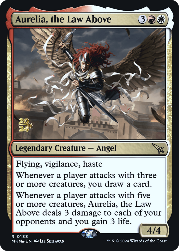 Aurelia, the Law Above [Murders at Karlov Manor Prerelease Promos] | Jack's On Queen