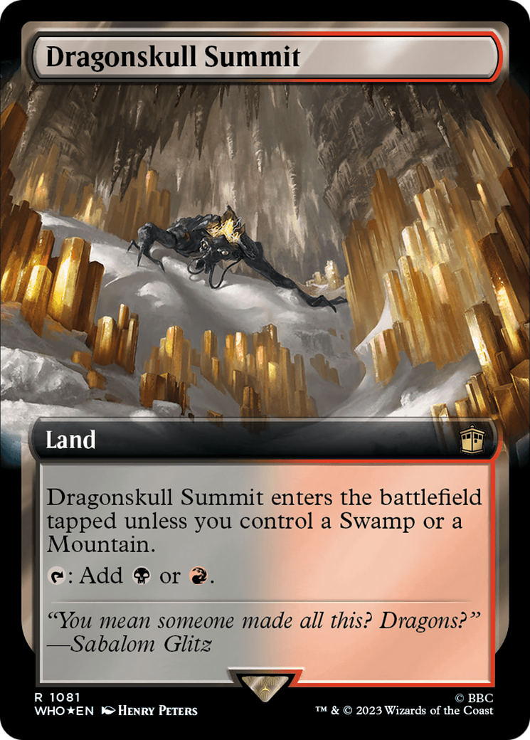 Dragonskull Summit (Extended Art) (Surge Foil) [Doctor Who] | Jack's On Queen