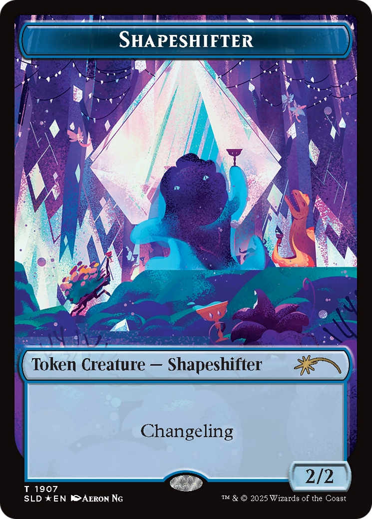 Shapeshifter Token (1907) (Double Rainbow Foil) [Secret Lair Drop Series] | Jack's On Queen