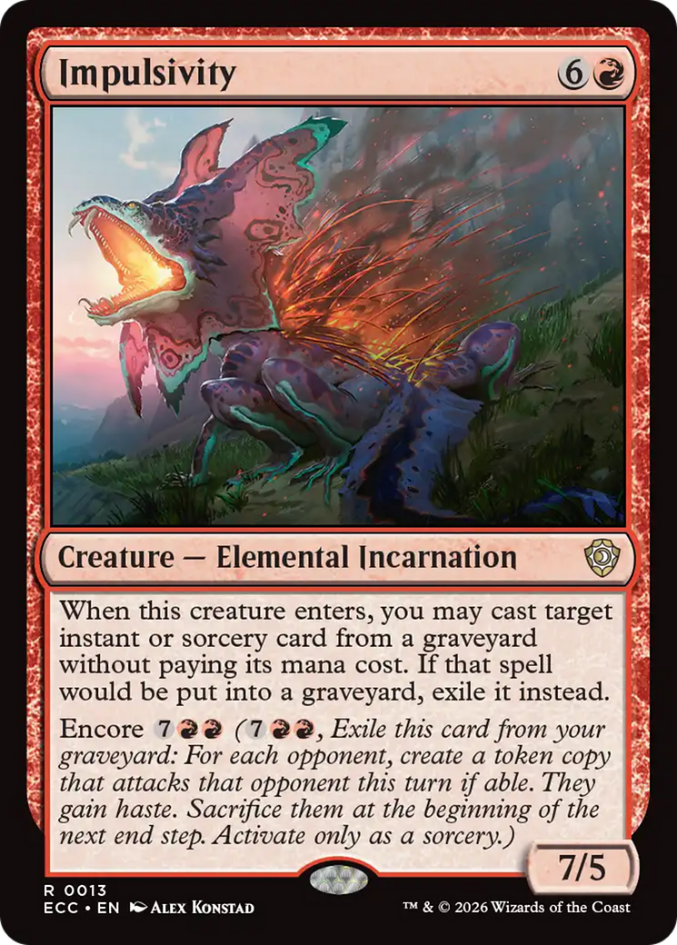 Impulsivity [Lorwyn Eclipsed Commander] | Jack's On Queen
