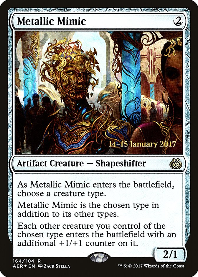 Metallic Mimic [Aether Revolt Prerelease Promos] | Jack's On Queen