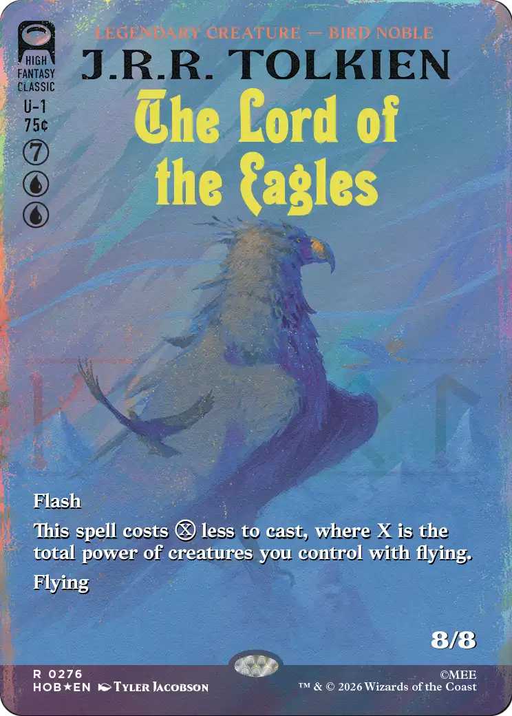 The Lord of the Eagles (Borderless) (Surge Foil) [The Hobbit] | Jack's On Queen