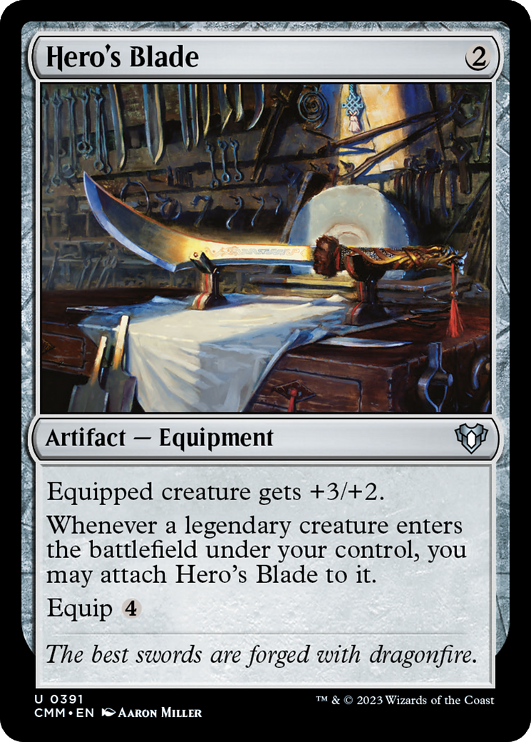 Hero's Blade [Commander Masters] | Jack's On Queen