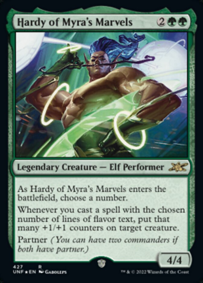 Hardy of Myra's Marvels (Galaxy Foil) [Unfinity] | Jack's On Queen