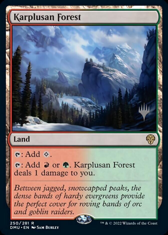 Karplusan Forest (Promo Pack) [Dominaria United Promos] | Jack's On Queen