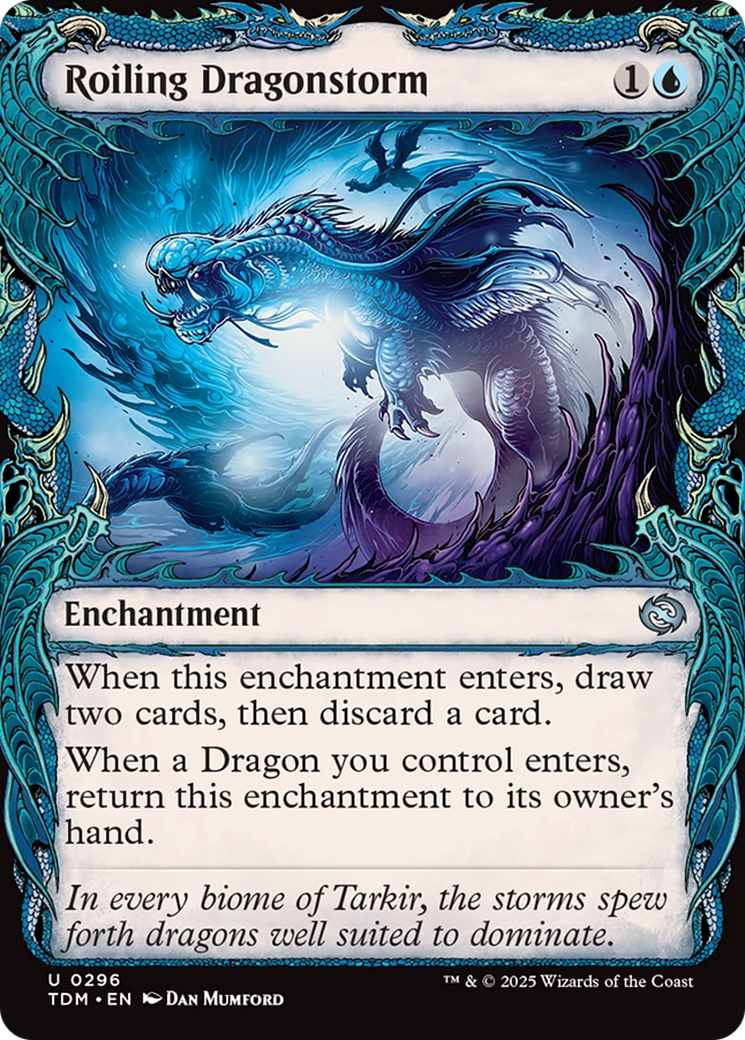 Roiling Dragonstorm (Showcase) [Tarkir: Dragonstorm] | Jack's On Queen