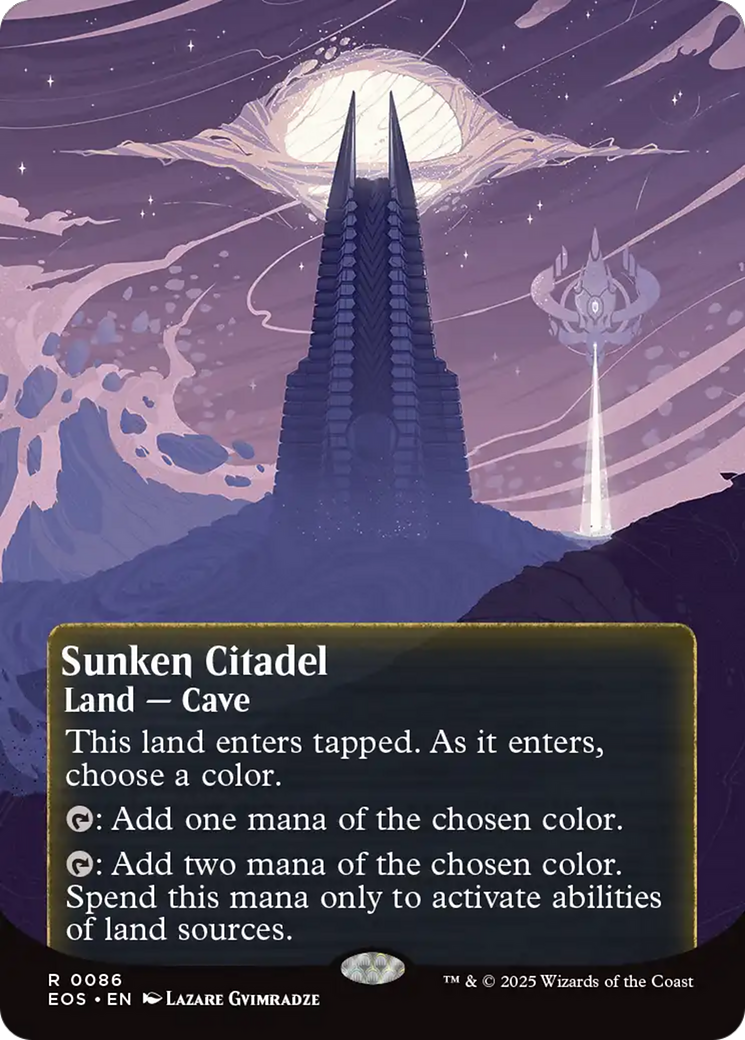 Sunken Citadel (0086) (Borderless) [Edge of Eternities: Stellar Sights] | Jack's On Queen