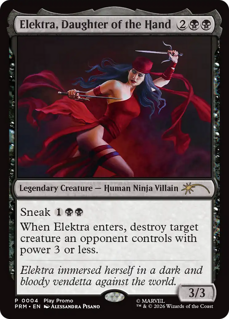 Elektra, Daughter of the Hand [Standard Showdown Promos] | Jack's On Queen