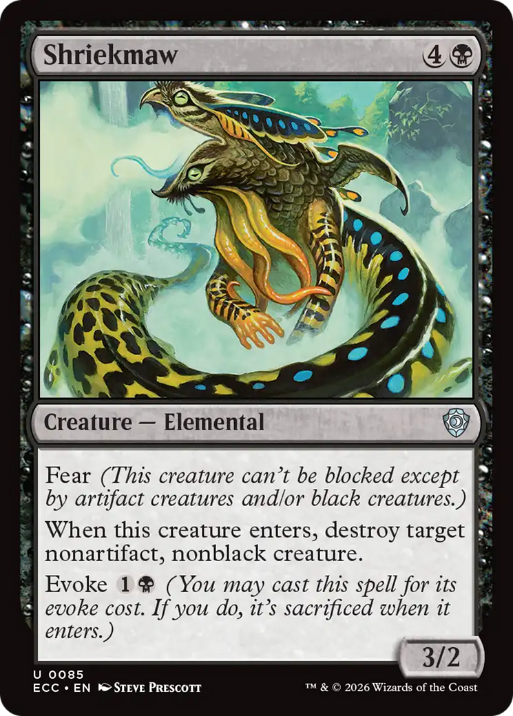 Shriekmaw [Lorwyn Eclipsed Commander] | Jack's On Queen