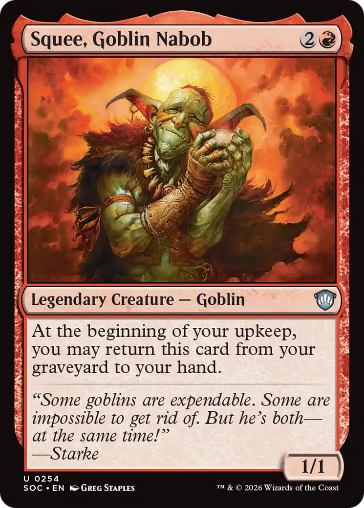Squee, Goblin Nabob [Secrets of Strixhaven Commander] | Jack's On Queen